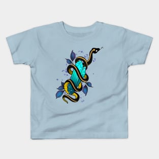 Snake with Crystals Kids T-Shirt